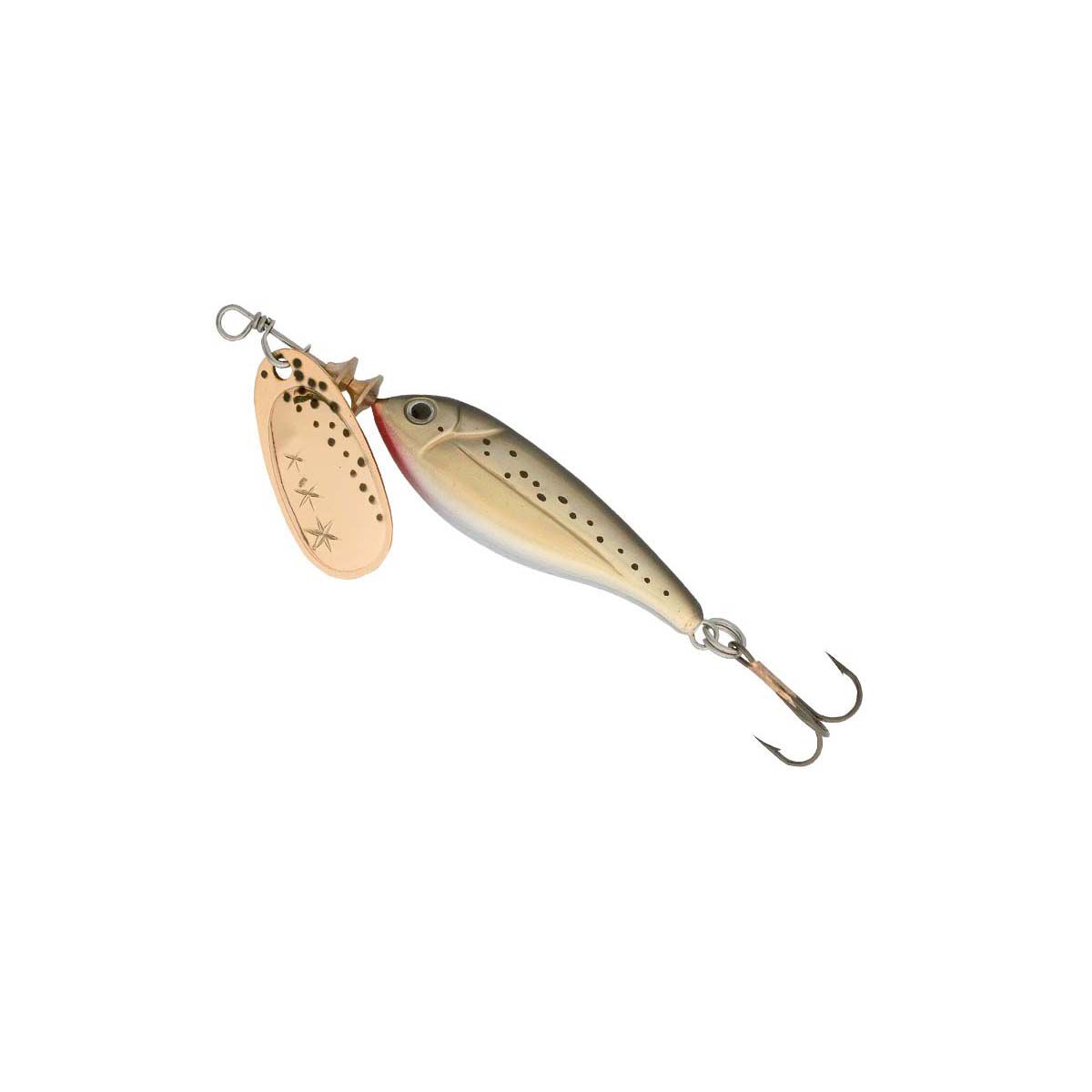 Blue Fox Minnow Super Vibrax Spinner Lure Size 2 Gold, Gold, bcf_hi-res