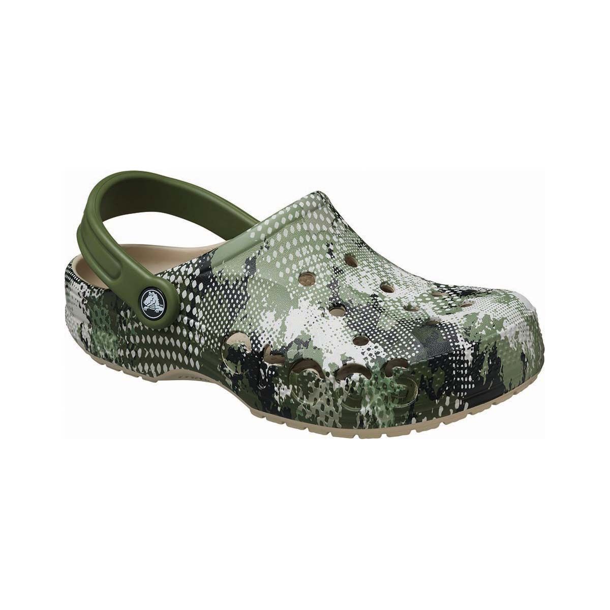 Crocs Unisex Baya Seasonal Printed Clogs Cobblestone M4/W6, Cobblestone, bcf_hi-res
