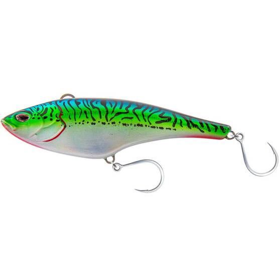 Nomad MadMacs Hard Body Lure 200mm Silver Green Mackerel, Silver Green Mackerel, bcf_hi-res