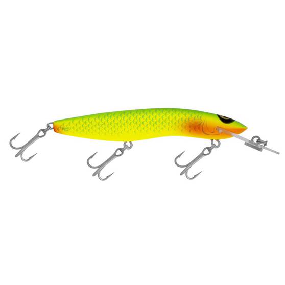 RMG Scorpion Double Deep Hard Body Lure 125mm Green Fluoro, Green Fluoro, bcf_hi-res