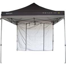 Wanderer Grab & Go Gazebo Side Wall with Door 3x3m, , bcf_hi-res