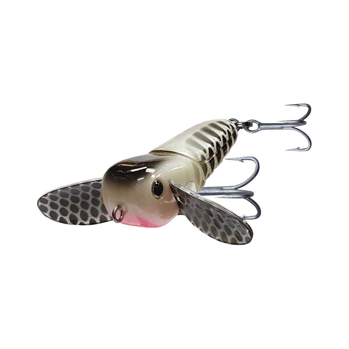 Warlock Bass Hopper Surface Lure 6.6cm Pearl Black, Pearl Black, bcf_hi-res