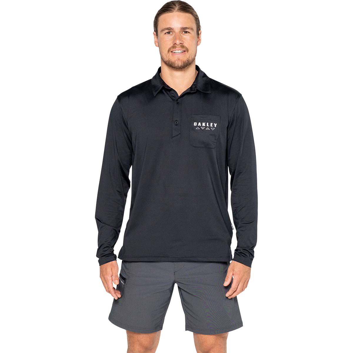 Oakley long sleeve polo sales