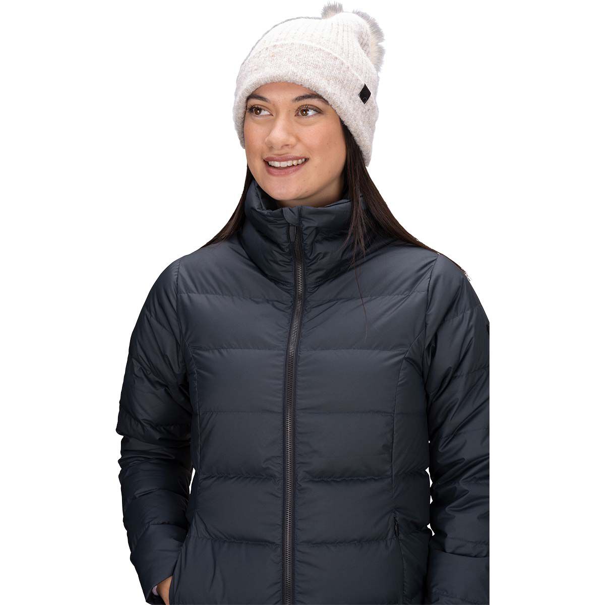 Macpac Women's Demi Down Puffer Coat Black 6, Black, bcf_hi-res