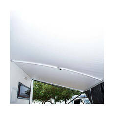 Aussie Traveller Curved Roof Mini Rafter White, White, bcf_hi-res