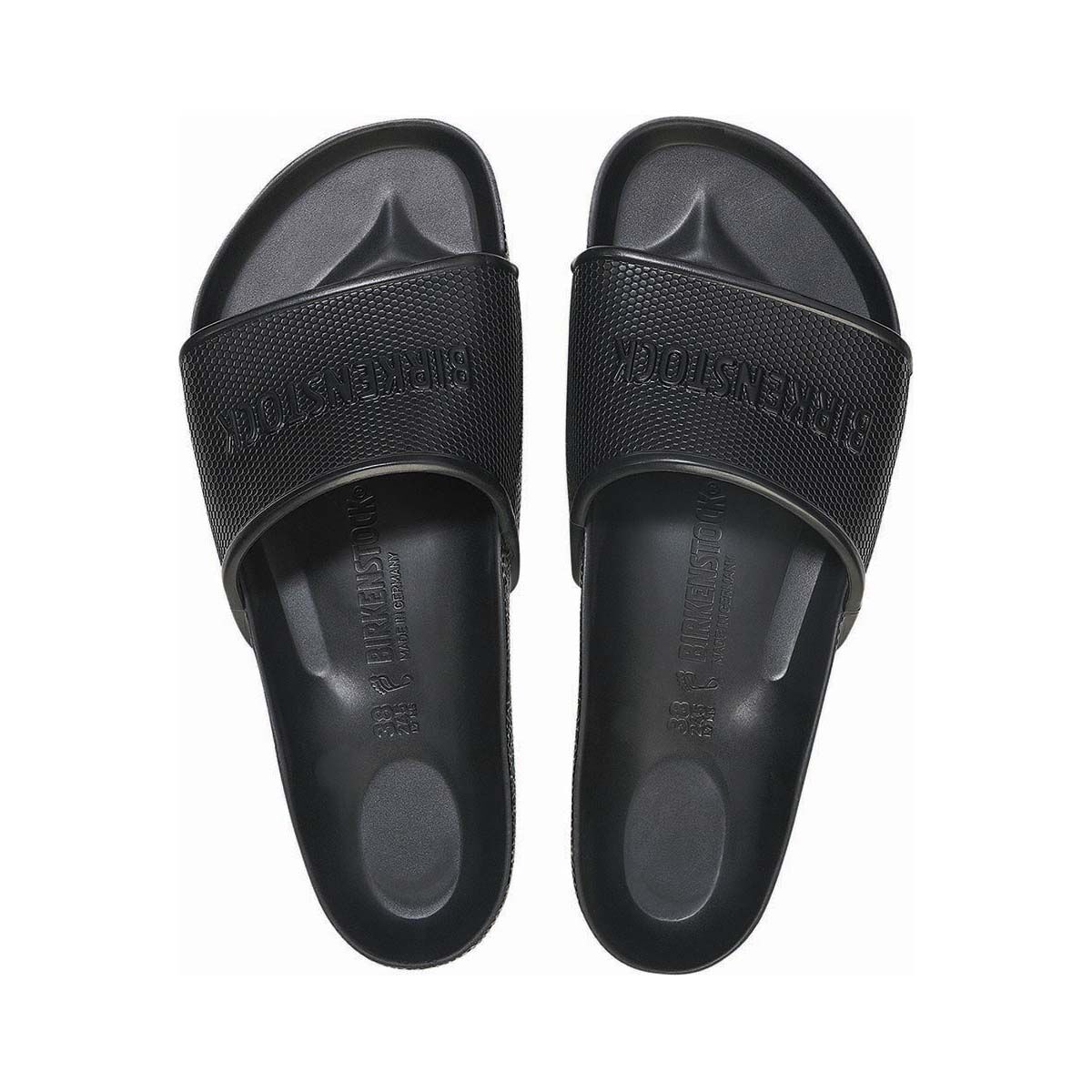 Birkenstock Unisex Barbados EVA Slides, Black, bcf_hi-res