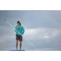 Huk Men’s Icon Performance Hooded Fishing Shirt, Marine Blue, bcf_hi-res