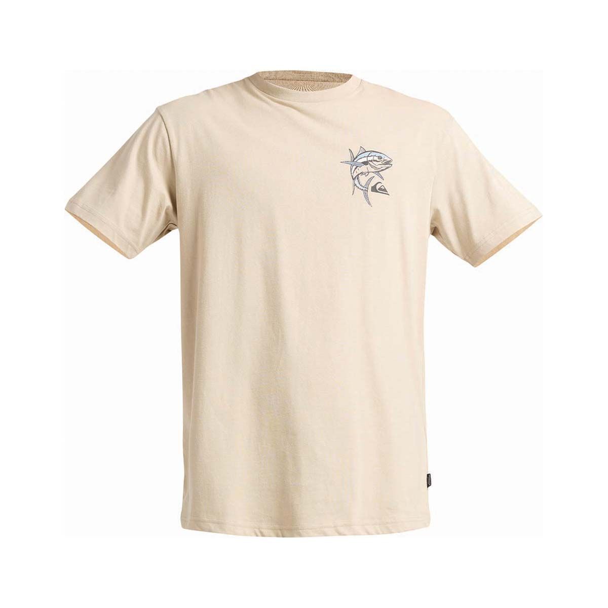 Quiksilver Men&rsquo;s Catch and Release Short Sleeve Tee Cloudy Gray S, Cloudy Gray, bcf_hi-res
