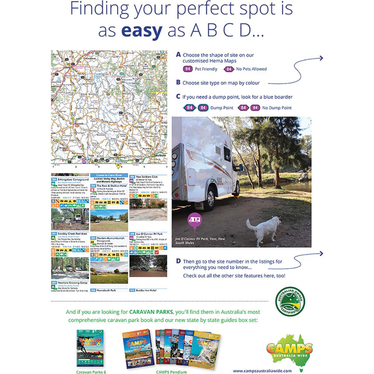 Camps 12 Australia Wide Free & Budget Campsite Book - B4 Easy to Read, , bcf_hi-res