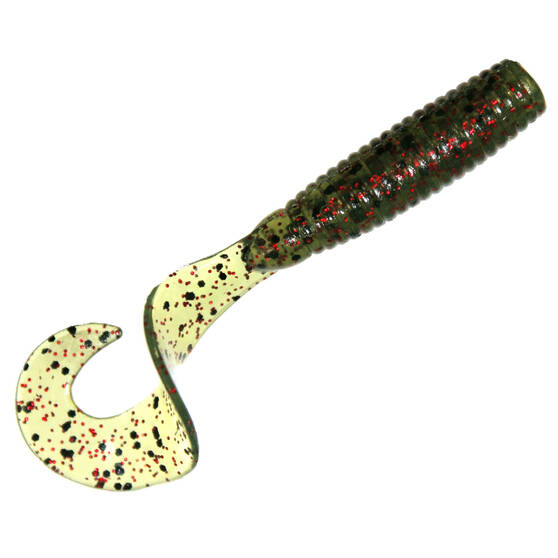Zman Grubz Soft Plastic Lure 3.5in 6 Pack Watermelon Red, Watermelon Red, bcf_hi-res