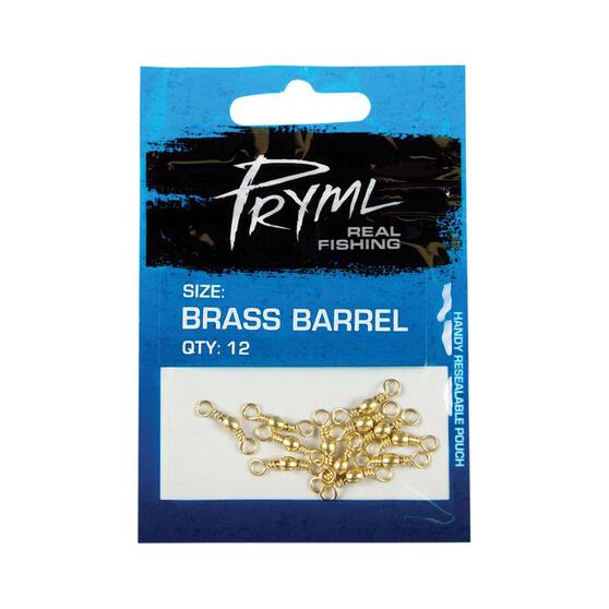 Pryml Brass Barrel Swivel 12 Pack, , bcf_hi-res