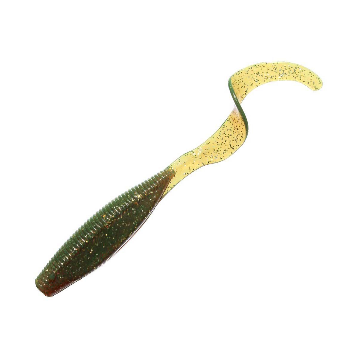 ZMan StreakZ CurltailZ Soft Plastic Lure 5in 4 Pack Midnight Oil, Midnight Oil, bcf_hi-res