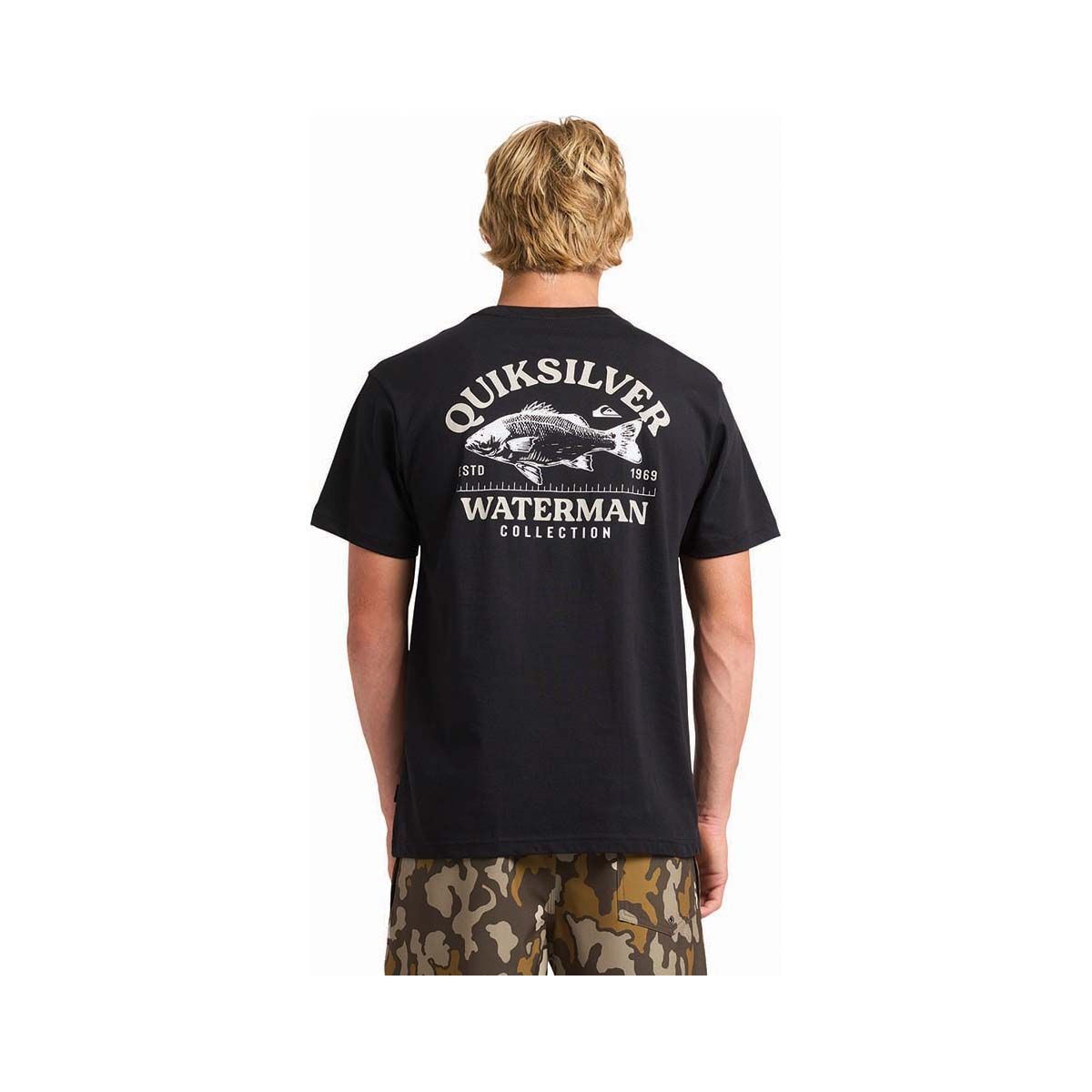 Quiksilver Men&rsquo;s Bayside Short Sleeve Tee Black S, Black, bcf_hi-res