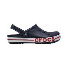 Crocs Unisex Bayaband Clogs, Navy/Pepper, bcf_hi-res