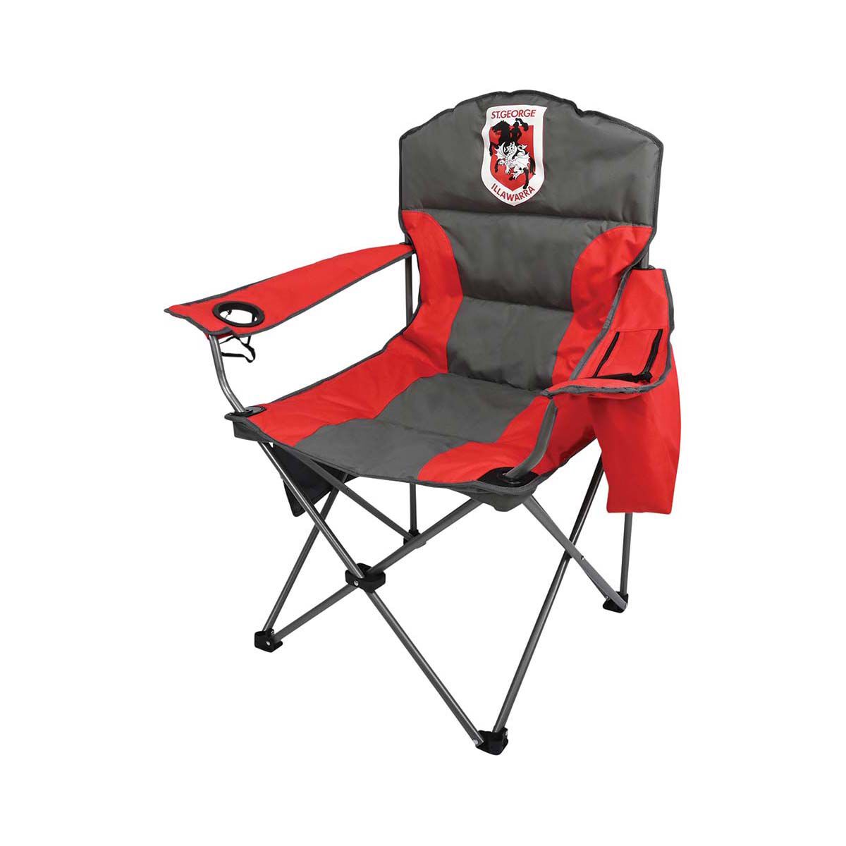 NRL St George Dragons Camp Chair 130kg, , bcf_hi-res