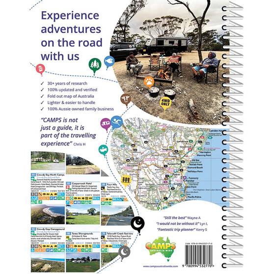 Camps 12 Australia Wide Free & Budget Campsite Book - B4 Easy to Read, , bcf_hi-res