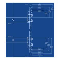 Hayman Reese Tow Ball Mount Kit Adjustable 2500kg, , bcf_hi-res