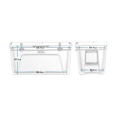 YETI® Tundra® 105 Hard Cooler White, White, bcf_hi-res