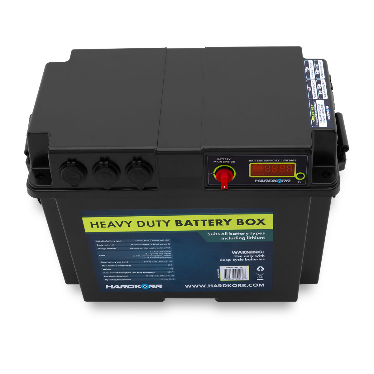 Hardkorr Heavy Duty Battery Box, , bcf_hi-res