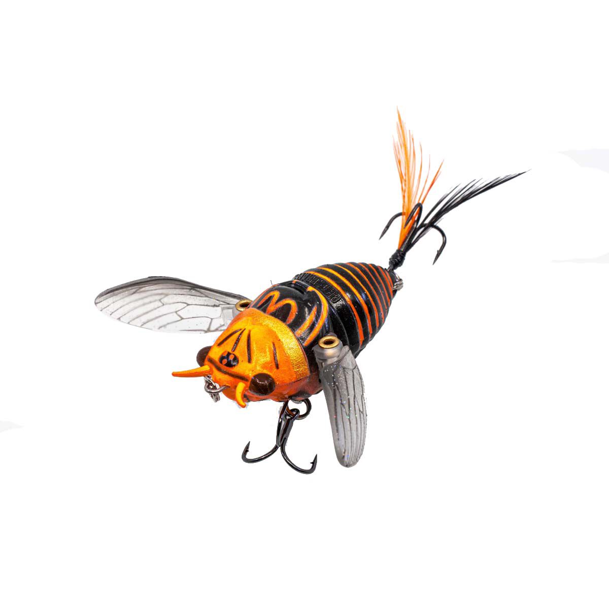 Chasebait Ripple Cicada Surface Lure 55mm Orange Devil, Orange Devil, bcf_hi-res
