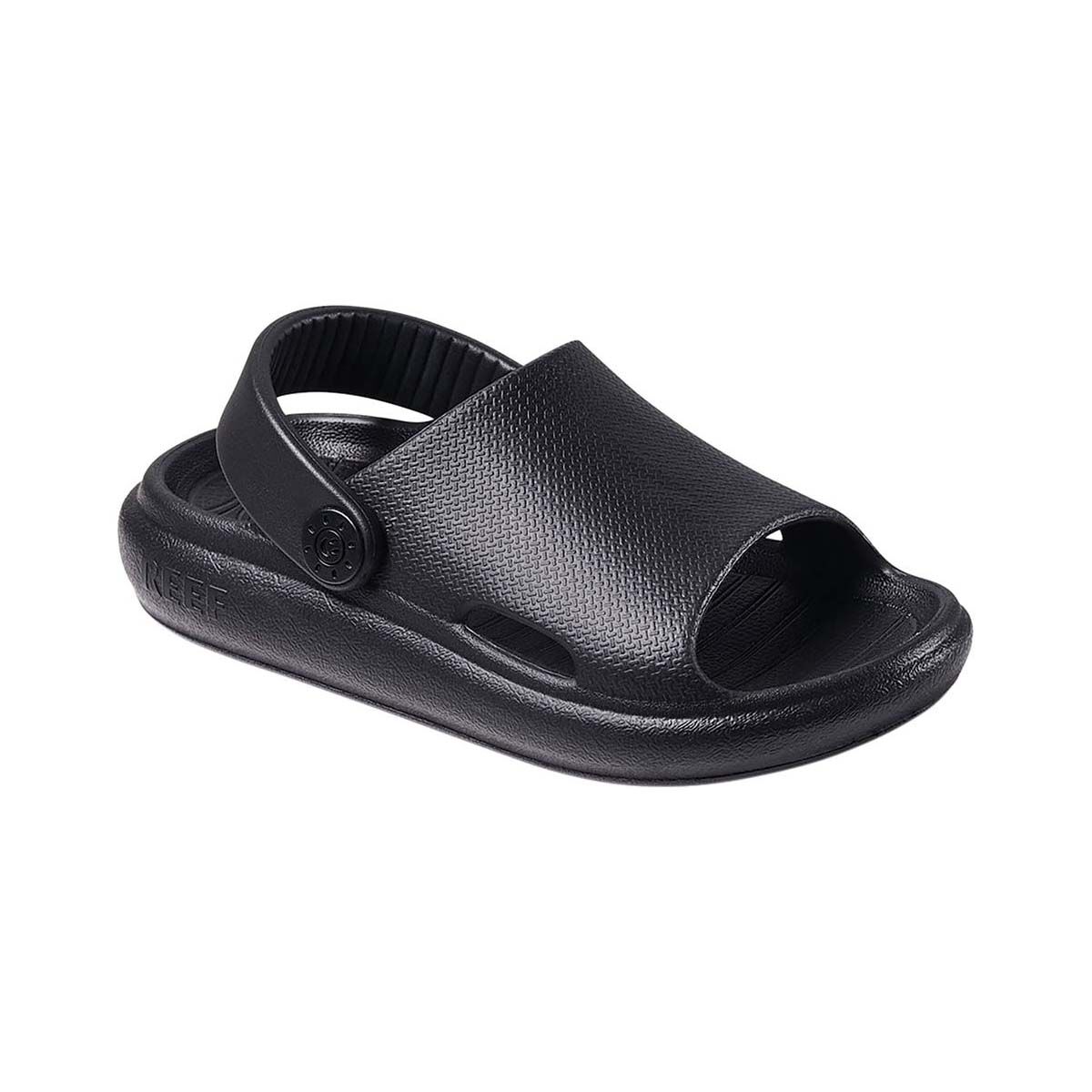 REEF Kids Little Rio Slides, Black, bcf_hi-res