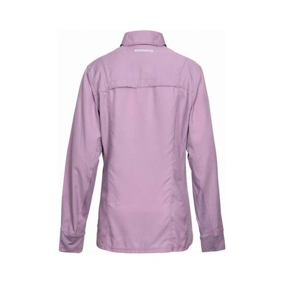 Shimano Women's Pro Vented Fishing Shirt, Orchid Hush, bcf_hi-res