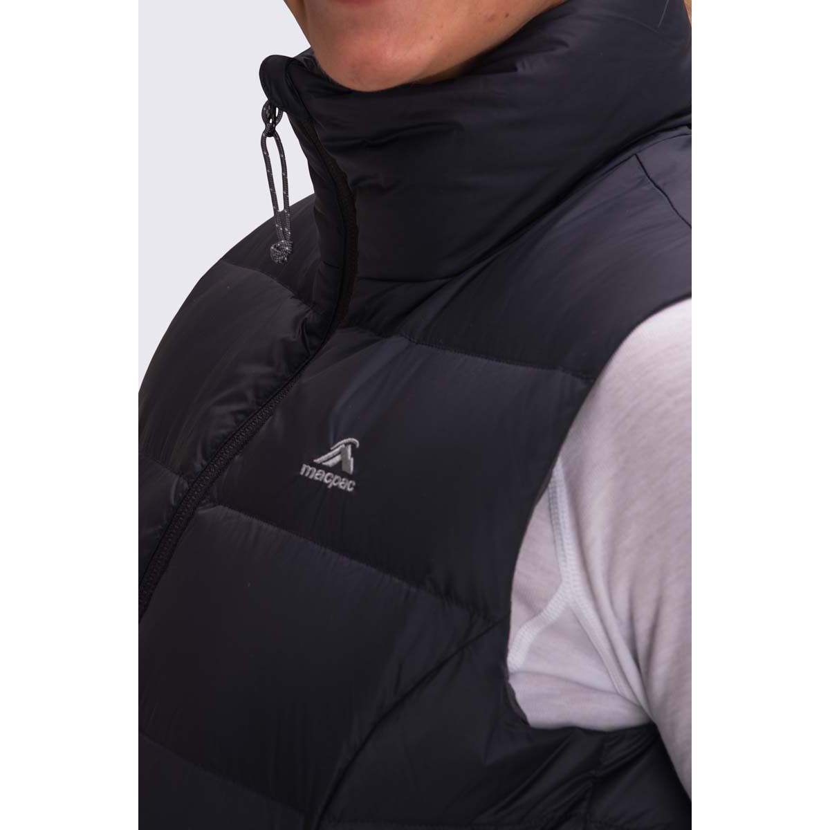 Macpac Women's Halo Down Puffer Vest V2, Black, bcf_hi-res