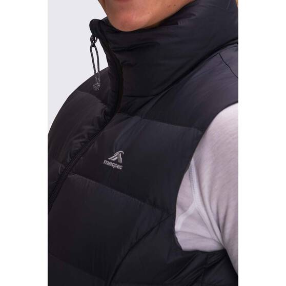 Macpac Women's Halo Down Puffer Vest V2, Black, bcf_hi-res