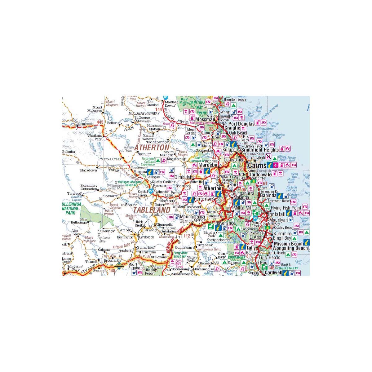 Hema Map Savannah Way - Cairns to Broome Map, , bcf_hi-res