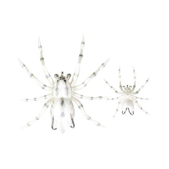 Lunkerhunt Phantom Spider Surface Lure 2in White Wolf, White Wolf, bcf_hi-res