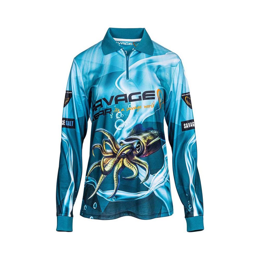 Savage Gear Womens Squid Sublimated Polo