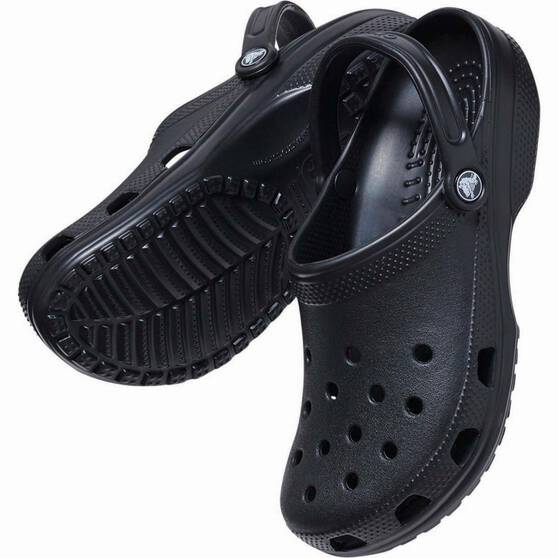 Crocs Unisex Classic Clog, Black, bcf_hi-res