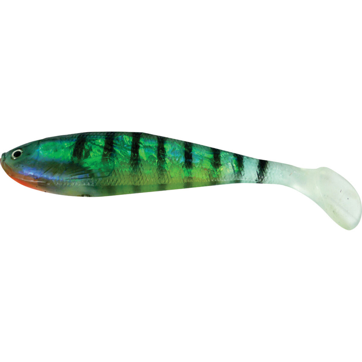 Reidy's Weedies Soft Plastic Lure 7cm Tiger Green, Tiger Green, bcf_hi-res