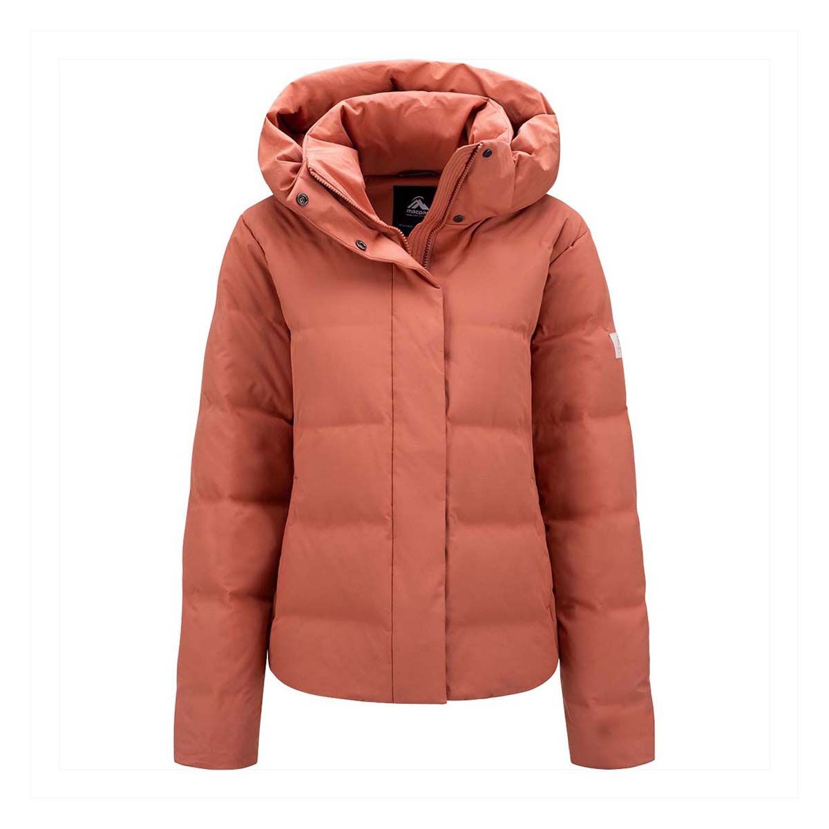 Macpac Women's Narvi Down Puffer Jacket Orange 8, Orange, bcf_hi-res