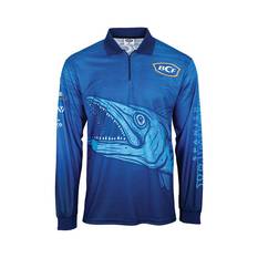 BCF Men’s Fierce Fish Fishing Shirt Blue 3XL, Blue, bcf_hi-res
