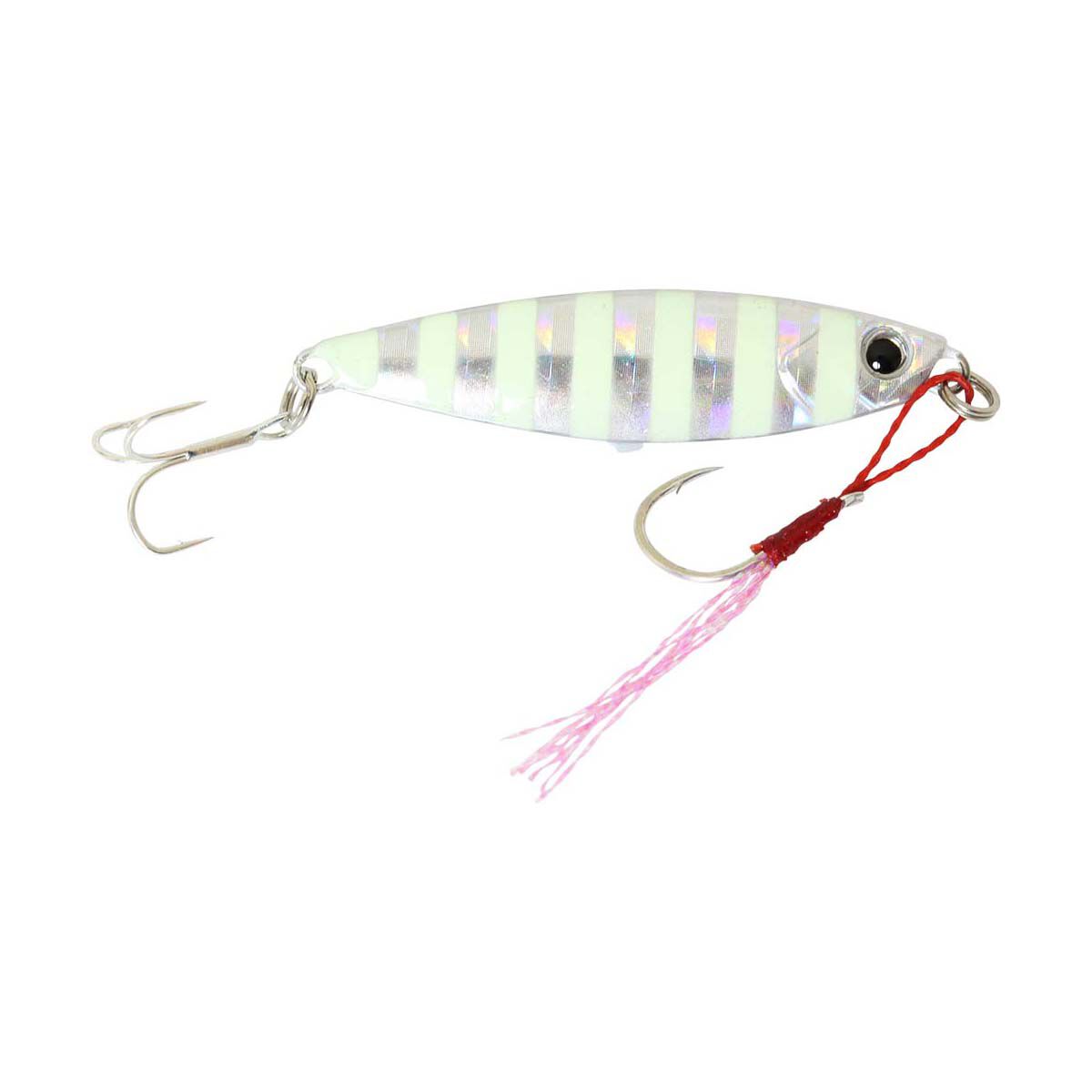 Majorcraft Jigpara Micro Jig Lure 7g Zebra Glow, Zebra Glow, bcf_hi-res