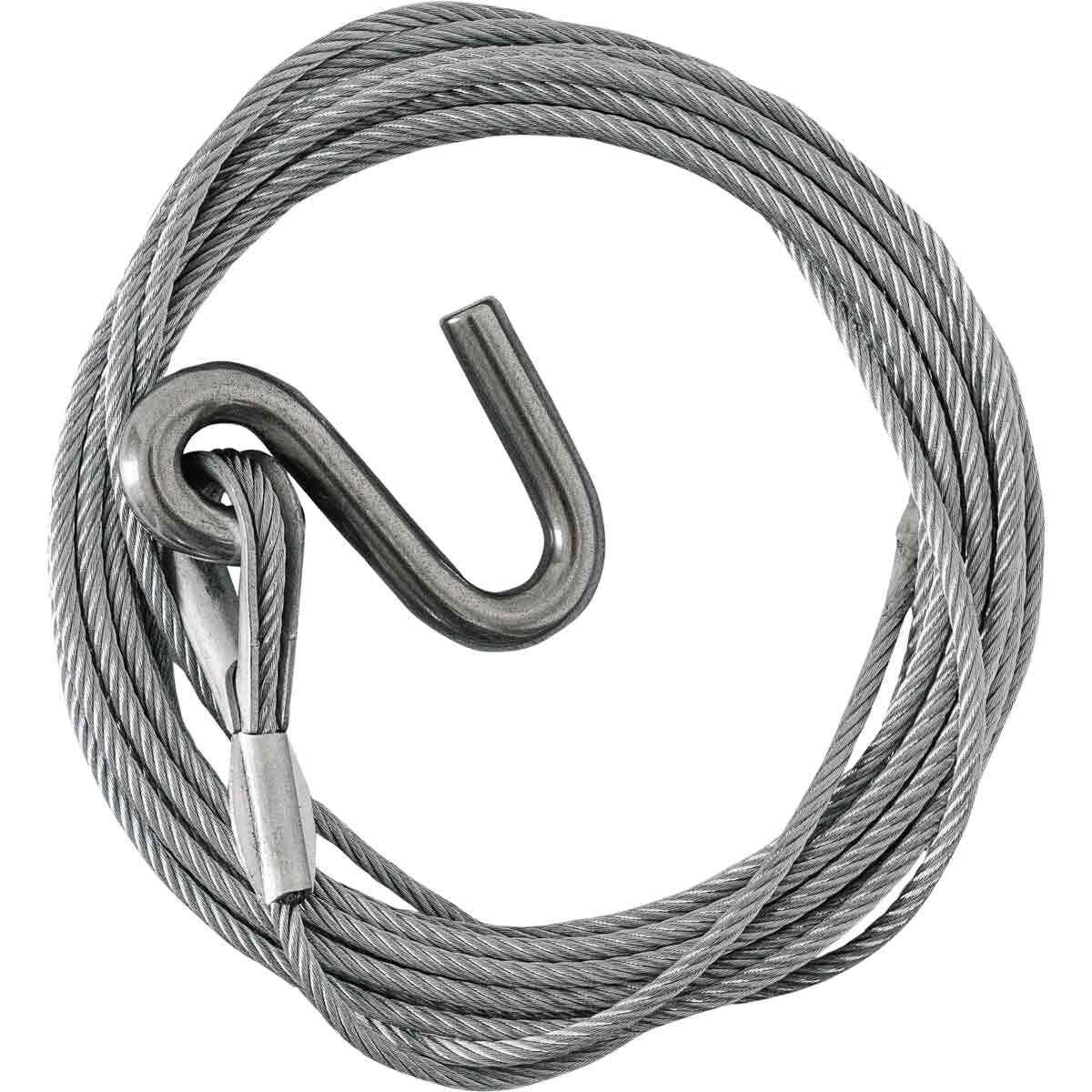 Atlantic Winch Cable 6mx4mm S Hook 500kg, , bcf_hi-res