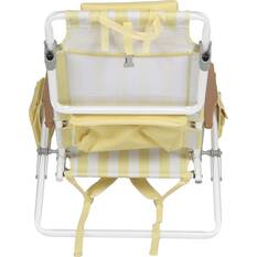 Wanderer Noosa Premium Beach Chair Yellow Stripe 150kg, , bcf_hi-res