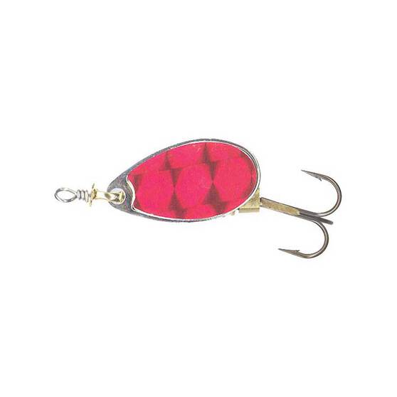Celta Spinner Lure Size 2 Silver Red Mosaic