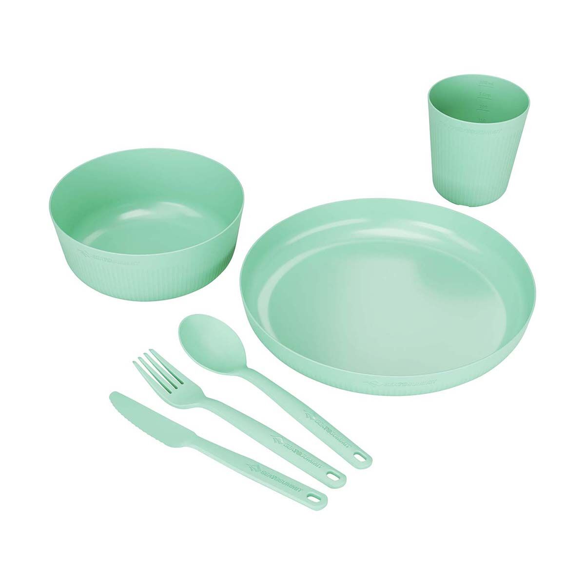 Sea to Summit Camp Dinnerware Set 6 Piece Cabbage, Cabbage, bcf_hi-res