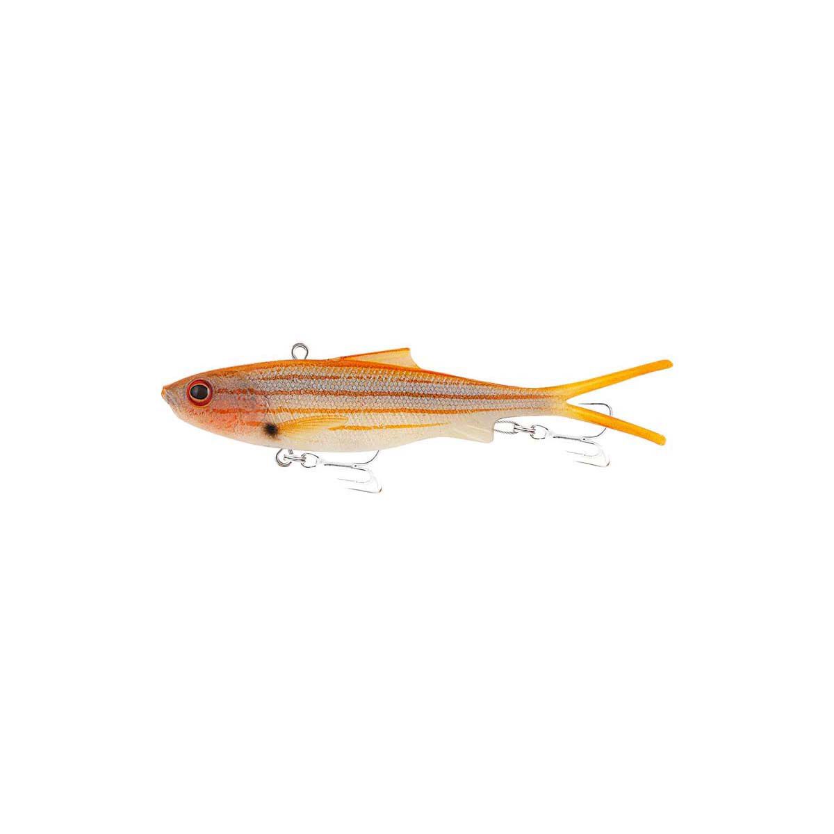 Samaki Vibelicious Fork Tail Soft Vibe Lure 100mm 20g Stripey Snapper, Stripey Snapper, bcf_hi-res