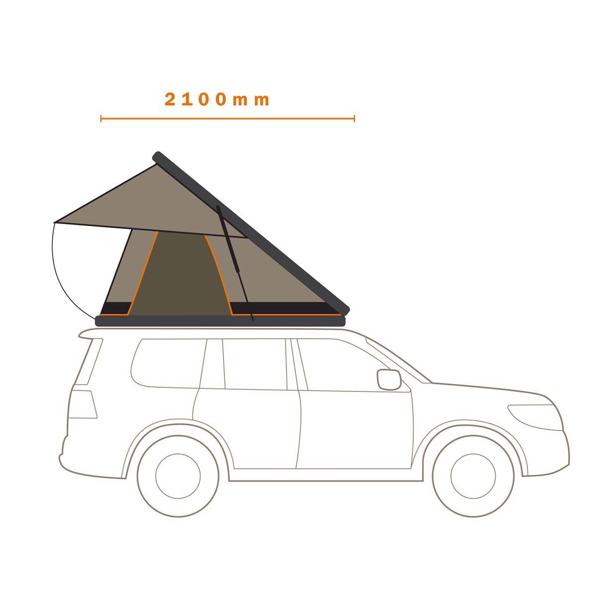 Bcf roof sales top tent