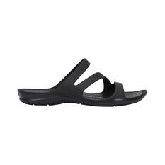 Crocs Women's Swiftwater Sandals, Black/Black, bcf_hi-res