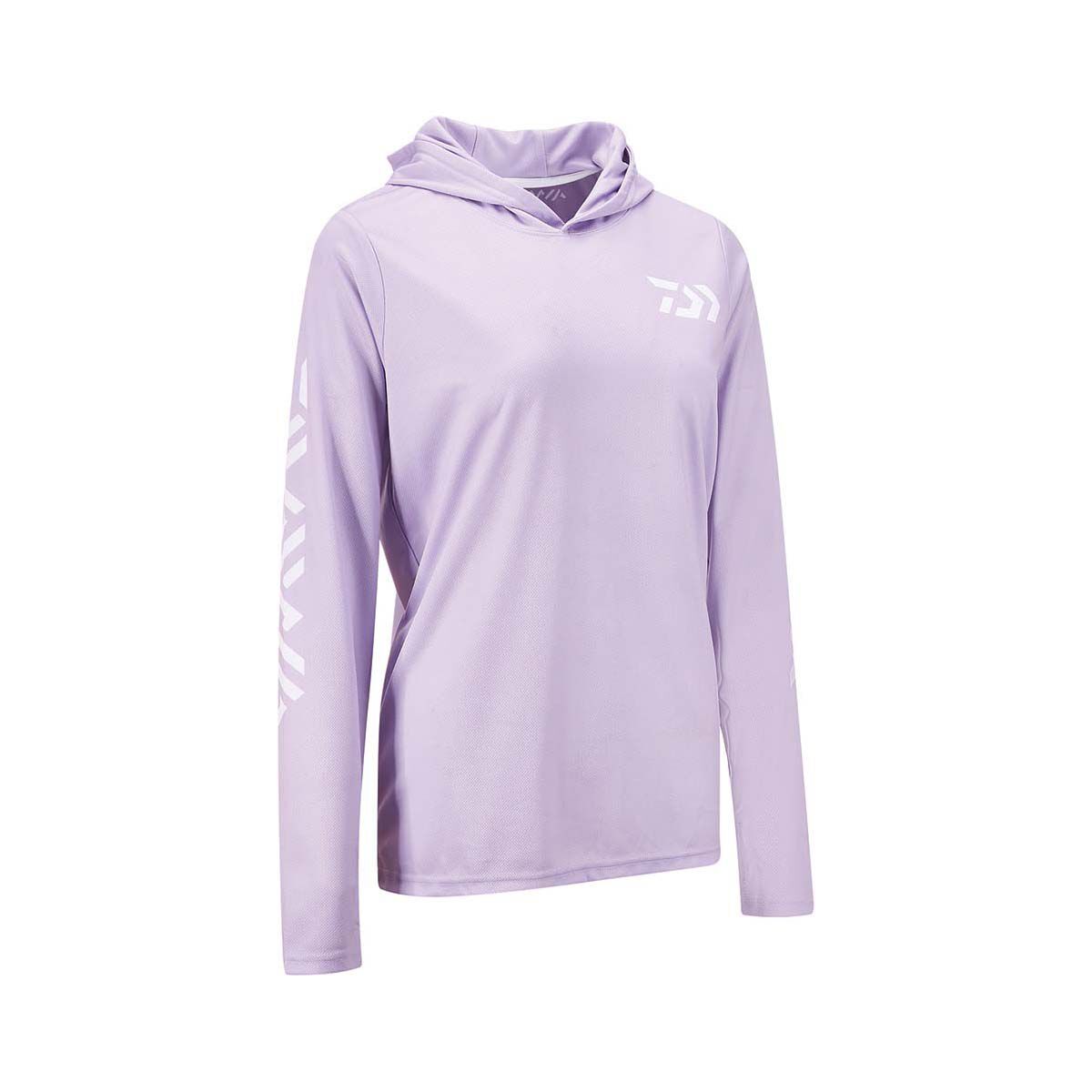 Daiwa Women's Lilac Hooded Fishing Shirt, , bcf_hi-res