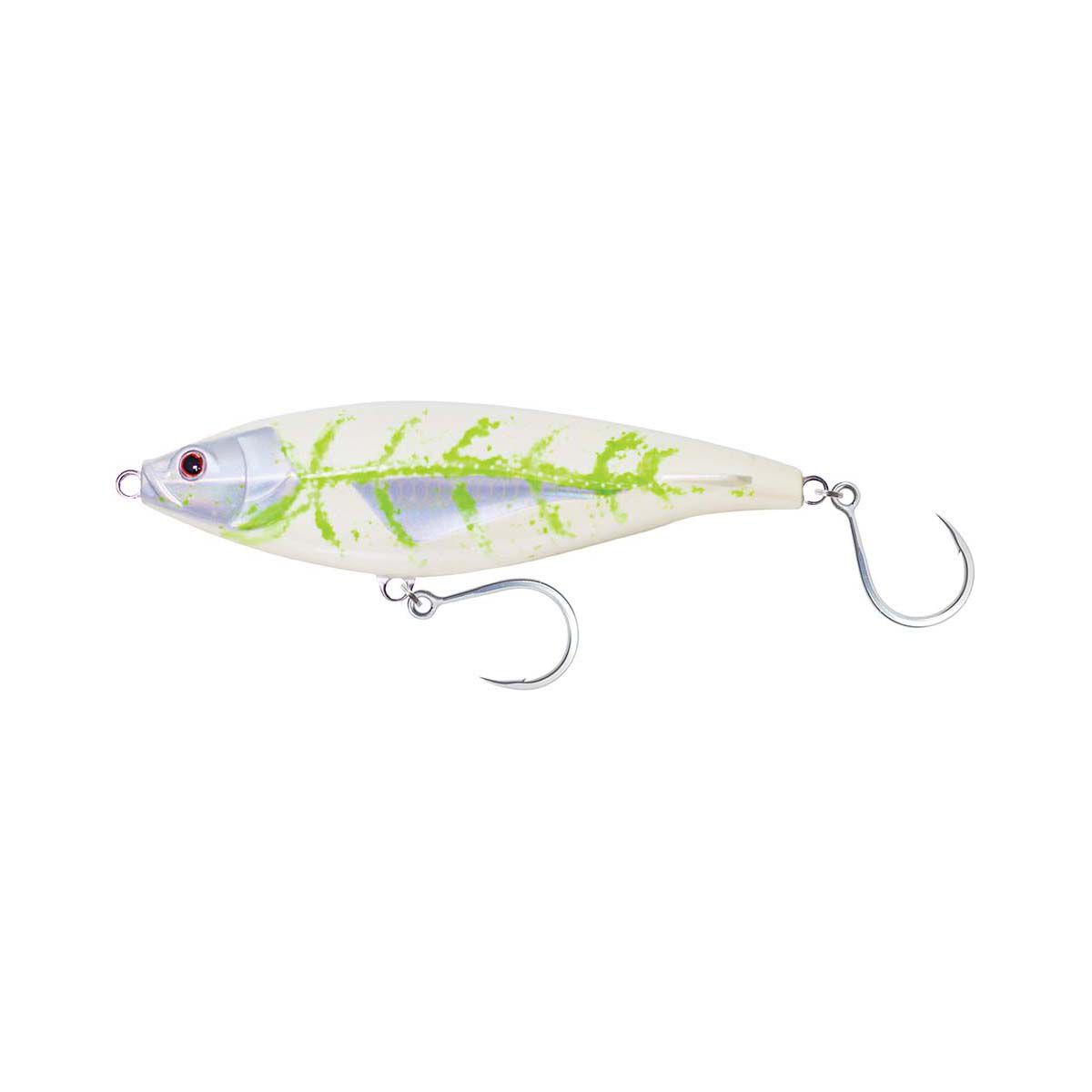Nomad Madscad Sinking Stickbait Lure 115mm White Glow, White Glow, bcf_hi-res