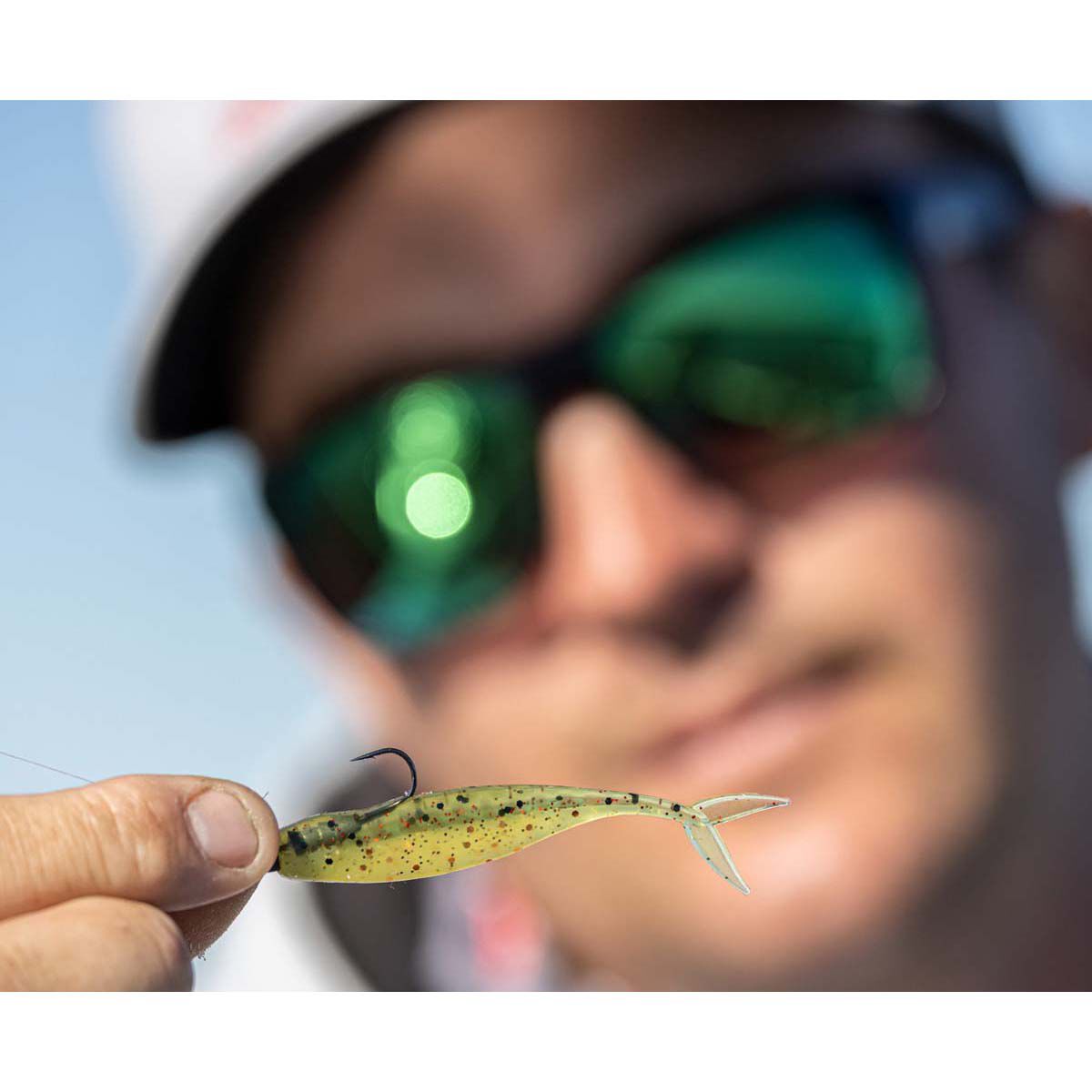 Berkley PowerBait Forktail Minnow Soft Plastic Lure 3.5in Houdini, Houdini, bcf_hi-res