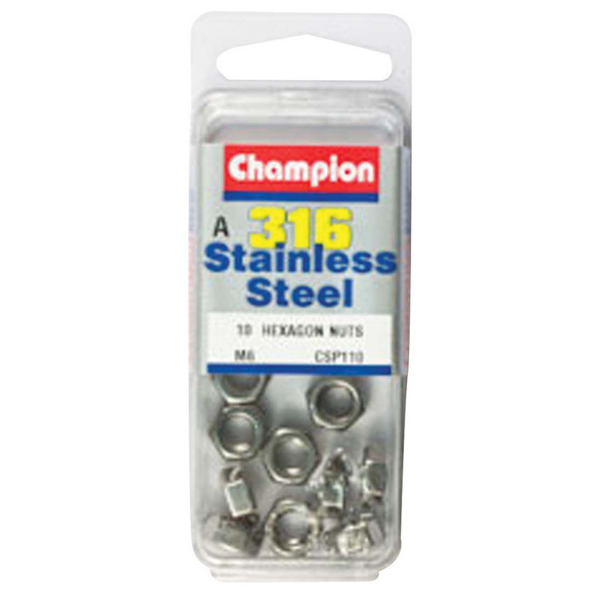 Champion Plain Nuts M6, , bcf_hi-res