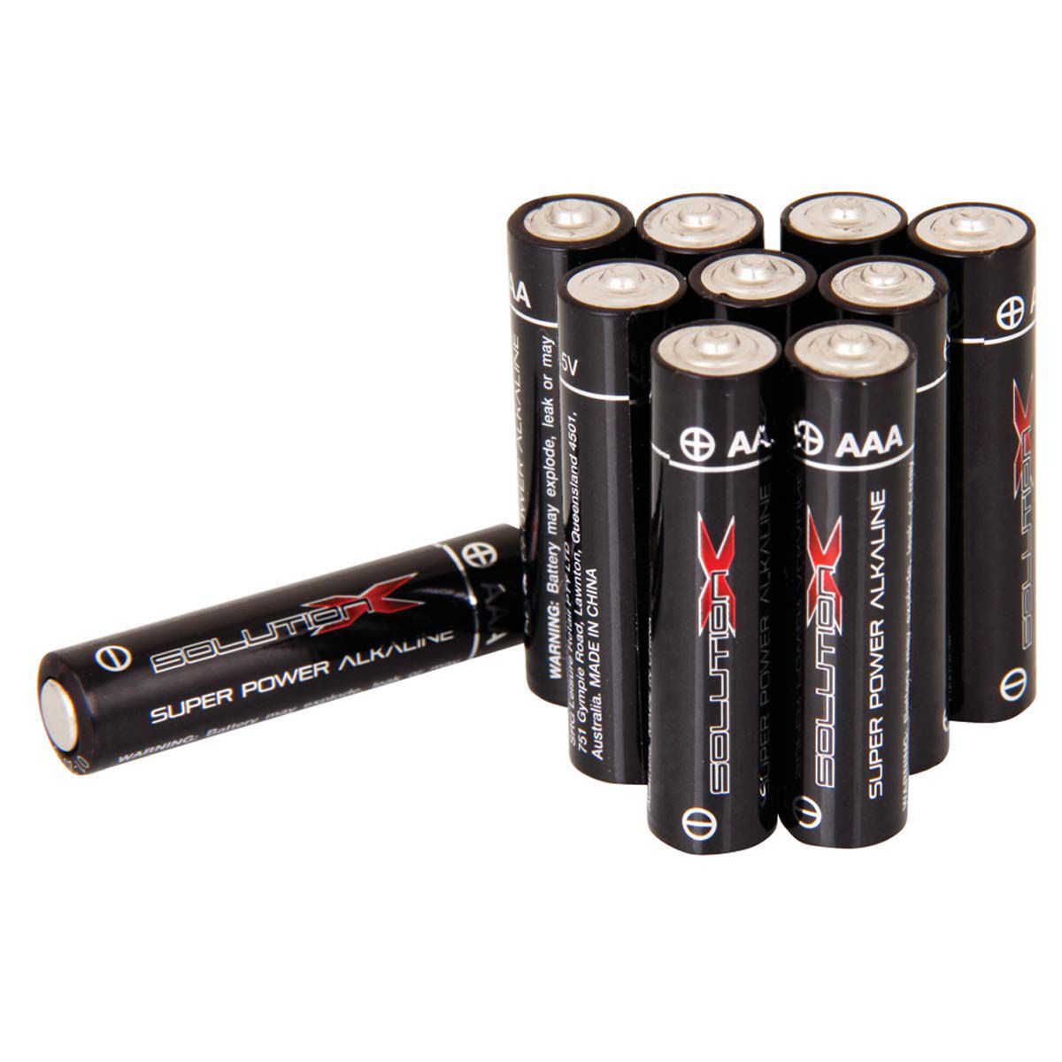 Solution X AAA Alkaline Batteries BCF