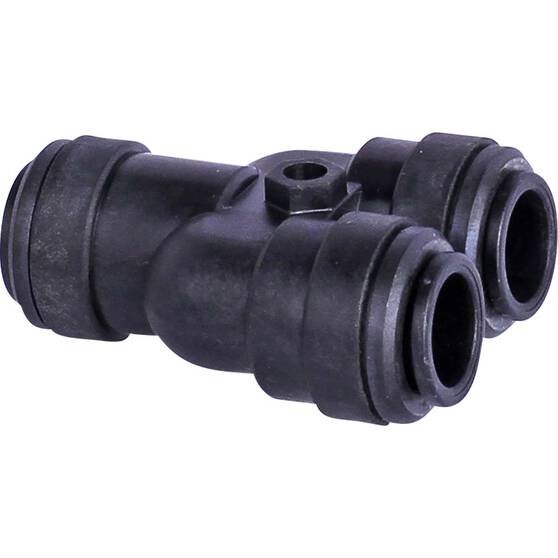 Aussie Traveller Push Fit Y-Piece 12mm, , bcf_hi-res