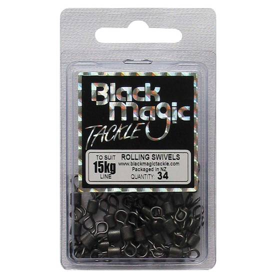 Black Magic Rolling Swivel 34 Pack, , bcf_hi-res